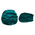 thumbnail image 4 of Funda para silla de computadora, funda para silla de oficina, dividida, extraíble, protectora, a prueba de polvo verde oscuro, 4 of 9