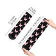 thumbnail image 4 of Fuzoiu Gradient Butterfly Print Adult Socks, Crew Moisture-wicking Socks, Unisex Cushion Crew Socks,Casual Sports Ankle Socks, 4 of 7