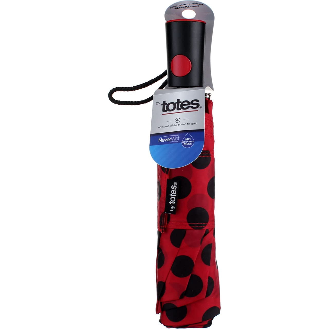 Raines Umbrella Auto Open 11 Inch Large (Assorted Colors) (3 Pack)