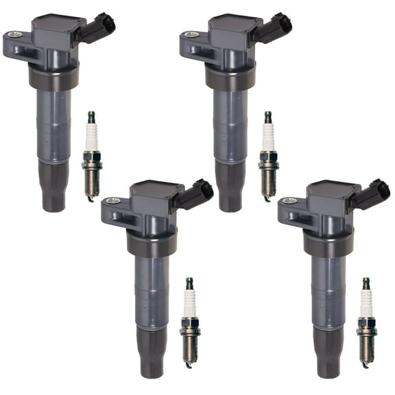 Set of 6 ISA Ignition Coils and 6 Denso Spark Plugs #4704 Compatible with 2003-2009 Toyota 4Runner 4.0L Replacement for UF495