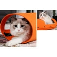 thumbnail image 4 of Pet Cat Diy Felt Tunnel With Mint Toy Pendant Multifunctional Kitten Nest Interactive Toy Cat Accessories, 4 of 7