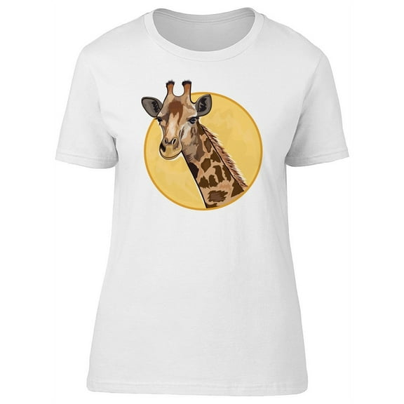 Cute Giraffe Head T-Shirt Men -Image by Shutterstock, Male 4X-Large