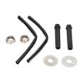 thumbnail image 2 of Pair Motorcycle Turn Signal Light with Grill Cover 3 Wires Retro 10mm Installing Hole Universal Replacement, 2 of 3