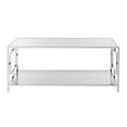 thumbnail image 1 of Convenience Concepts Table Basse Carrée Chromée, 1 of 2