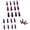 D, variant on FcBaudy Press on Nails, False nail, Gifts for Women 24pcs Bright Color Solid Color Manicure Long Style Re-wearable Nail Sheet Nail Sticker