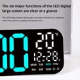 thumbnail image 5 of Reloj Digital Grande con Pantalla LED, Temperatura, Fecha y Semana, Brillo Ajustable de 10°, con Control Remoto., 5 of 5