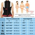 thumbnail image 5 of Ortonyx Full Back Support Brace Flexible Breathable, Adjustable, 5 of 8