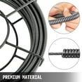 thumbnail image 4 of VEVOR Drain Cleaning Cable 100 Feet x 1/2 Inch Solid Core Cable Sewer Cable Drain Auger Cable Cleaner Snake Clog Pipe Drain Cleaning Cable Sewer Drain Auger Snake Pipe, 4 of 9