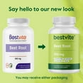 thumbnail image 3 of Beet Root 550mg (240 Vegetarian Capsules) (2-Pack) - No Stearates - No Fillers - Vegan - Non-GMO - Gluten Free, 3 of 7