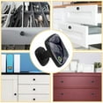 thumbnail image 5 of 4 Pcs Cabinet Handle Drawer Pulls Bohemia Florals Vintage Knobs with Screws Square Furniture Office Cabinet Knob Decoration, 5 of 7