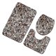 thumbnail image 3 of Juego de alfombras de baño con estampado de piedra 3D, alfombrillas de baño antideslizantes, alfombrillas decorativas para asiento de inodoro, alfombra 3 piezas seitruly JJ25267-09, 3 of 5