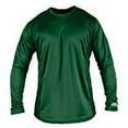 thumbnail image 3 of Men's Long Sleeve Baselayer Shirt Dark Green X-Large, 3 of 3