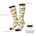 thumbnail image 6 of Salouo Pizza Slices Print Women's Men's Ankle Socks 1-pack Casual Athletic Socks for Unisex Adult Moisture-Wicking Socks for Daily Wear/Running/Sport, 6 of 8