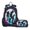 Neon-Skate, variant on Backpack for 6-12Y with Lunch Bag Lightweight Travel Daypack Nylon, Monster Printed