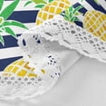 thumbnail image 4 of Coolnut 60" Pineapple Outdoor Tablecloth with Umbrella Hole and Zipper, Waterproof Round Tablecloth for Party,Patio,Picnic,Holiday Dinner,Summer, 4 of 7