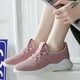 thumbnail image 1 of Zapatillas de deporte para mujer Zapatos para correr con cordones para caminar para actividades al aire libre (38) Rosa Wdftyju Tenis De Mujer Tenis De Hombre, 1 of 6