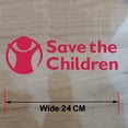 thumbnail image 3 of Parches termoadhesivos con el logotipo del patrocinador de fútbol Save The Children, material de PU, logotipo del patrocinador en el pecho, blanco y negro, 3 of 5