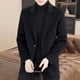 thumbnail image 5 of Ceisia Men's Slim Notched-Lapel Faux-Wool Casual Polyester Blazer Gift, 5 of 9
