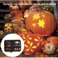 thumbnail image 4 of Kit de 12 piezas para tallar calabazas de Halloween, herramientas de acero inoxidable para tallar calabazas de Halloween de 12 piezas con cremallera para niños y adultos, 4 of 5