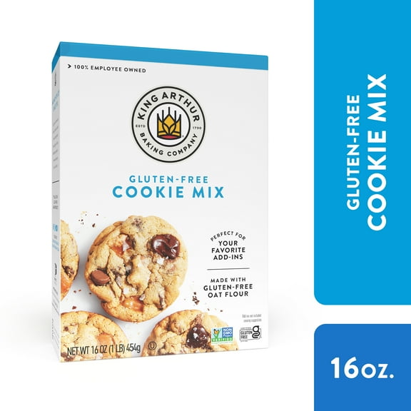 King Arthur Baking Company, Non-GMO Project Verified, Certified Gluten-Free Cookie Mix, 16 oz Box