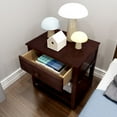 thumbnail image 5 of Max & Lily Nightstand with Storage Drawer, Small Solid Wood Bedside, Side Tables for Bedroom, 5 of 8