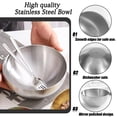 thumbnail image 3 of Set de 5 bowls de acero inoxidable Huakaile de 760 ml, aislantes del calor, 3 of 7
