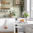 thumbnail image 3 of DEWOO 10 Sheet Thicker Peel and Stick Backsplash Tile,3D Self Adhesive Wall Tiles Stick on Backsplash for Kitchen,Bathroom,Camper (12"×12",Beige), 3 of 15