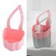 thumbnail image 2 of Fregadero Multis Cesta Colador Estante de Drenaje Estante de Almacenamiento para Fregadero Soporte para Ventosa Soporte para Esponja Herramienta Pa - Rosa Rosado Sunnimix esquina del estante del desagüe del fregadero, 2 of 8