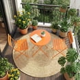 thumbnail image 4 of 3 Piece Patio Bistro Set, Folding Patio Bistro Table and Chairs Set of 2, Outdoor Patio Furniture Set, Metal Structure, No Assembly Need, for Balcony Yard Garden, 4 of 8
