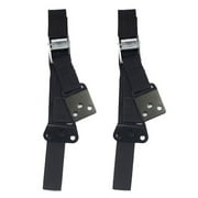 KidKusion Heavy Duty Furniture Straps, Furniture Wall Anchor, 2 CT, Black, Toddler
