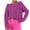 Hot Pink, variant on IROINNID Womens Sweater Boat Neck Pullover Sweater Solid Color Leisure Mid-Length Long Sleeve Fashion Sweater Autumn and Winter Sweater