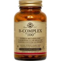 Solgar B-Complex "100" Vegetable Capsules, 50 Ct