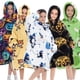 thumbnail image 2 of Sudadera con capucha de gran tamaño para niños, ropa para vacaciones de Halloween, mantas suaves cálidas con capucha, ropa de Sherpa para TV de 2 a 12 años, 2 of 4