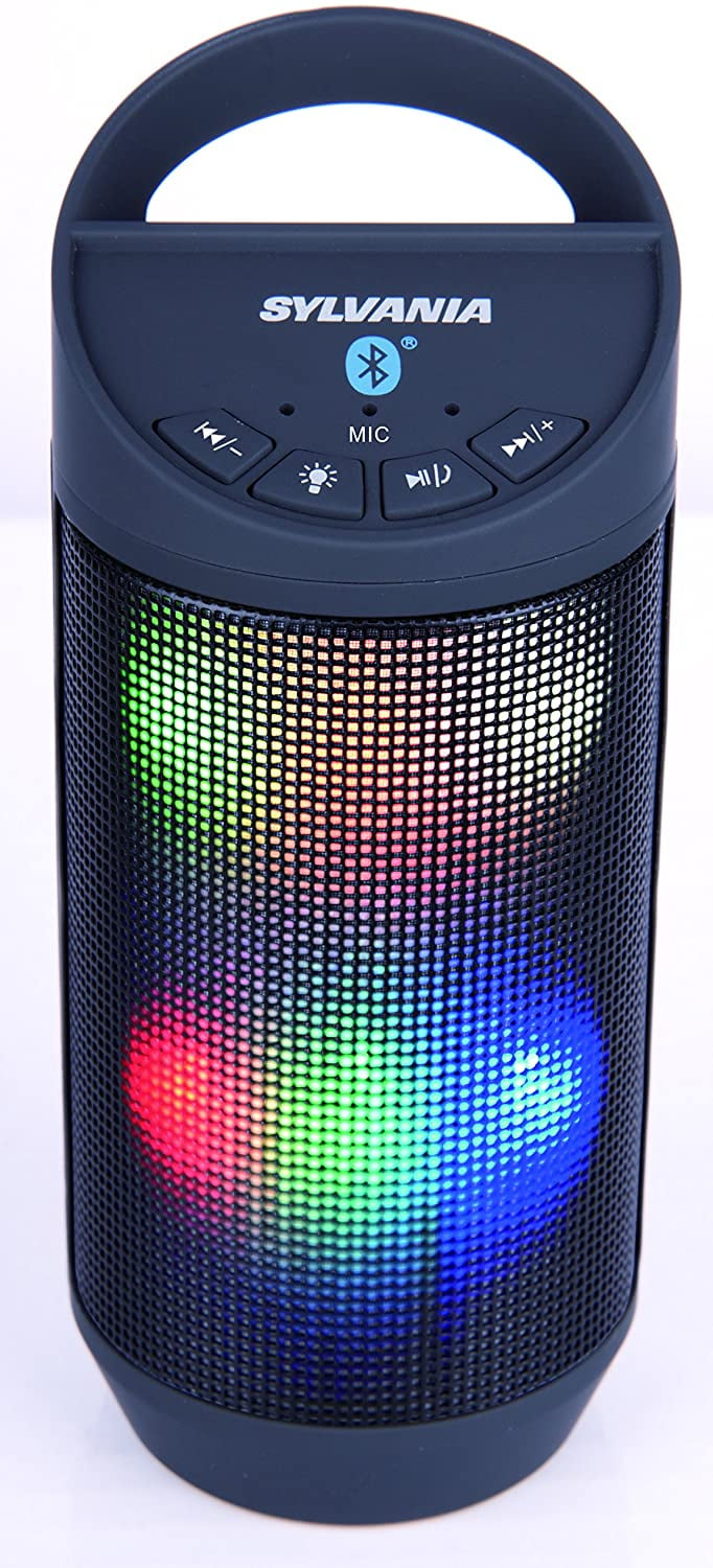 sylvania bluetooth neon light speaker