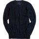 thumbnail image 1 of John Ashford Rvrse Jersy Rib Crew Knit Sweater para hombre, azul, mediano, 1 of 1