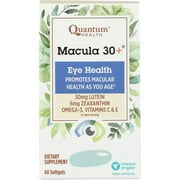 Macula 30+, Eye Health, 60 Softgels, Quantum Health