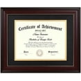 thumbnail image 1 of Marco para diplomas DOAI ART Classic, caoba, 21,6 x 27,9 cm, con tapete, 1 of 6