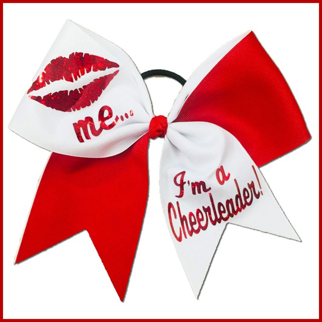 Cheveux de la Saint-Valentin Cheer - Embrasse-Moi Je Suis une Cheerleader