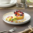 thumbnail image 5 of vancasso 36 Pieces Dinnerware Sets, Plates and Bowls Set for 8, Porcelain Dinner Set, White with Black Rim, 5 of 8