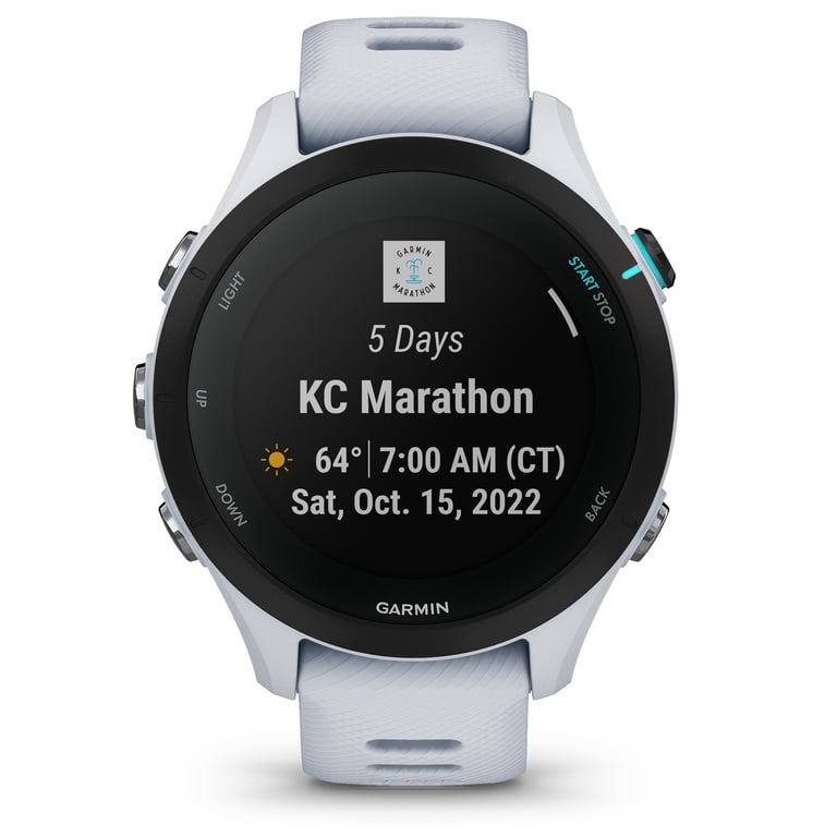 Garmin Forerunner 255 Music ホワイト Garmin Forerunner 255 Music, GPS Running Smartwatch with Music