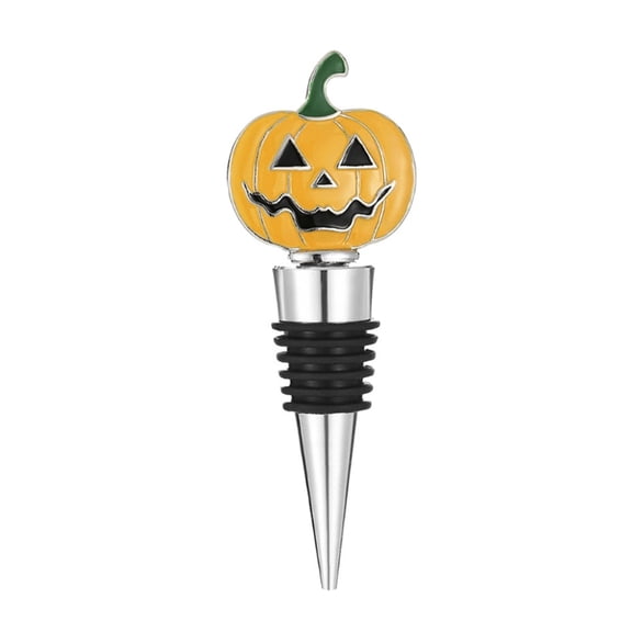 Zecic Festival Wine Stopper Unique Pumpkin Shape Decoration Champagnes Preserver Accessory Bottle Cork