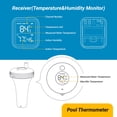 thumbnail image 2 of Inkbird Wireless Pool Thermometer & Receiver Set, Floating Thermometer with Easy Read Display, 300ft Remote Range and IPX7 Waterp, 2 of 9