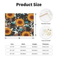 thumbnail image 2 of Zufioo Vintage Sunflowes Print Canvas Decorative Painting with Solid Wood Frame Art Decoration, Suitable for Home and Office Wall Decoration, 2 of 6