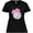 AB-Black, variant on Inktastic Volleyball with Pink Bow Women's Plus Size T-Shirt