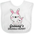 thumbnail image 3 of Inktastic Grammys Snuggle Bunny Easter Girls Baby Bib, 3 of 4