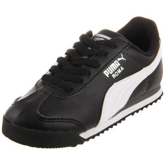 Puma 354260-01: Roma Basic Kids Toddler Black/White Sneaker (8 M US Toddler)