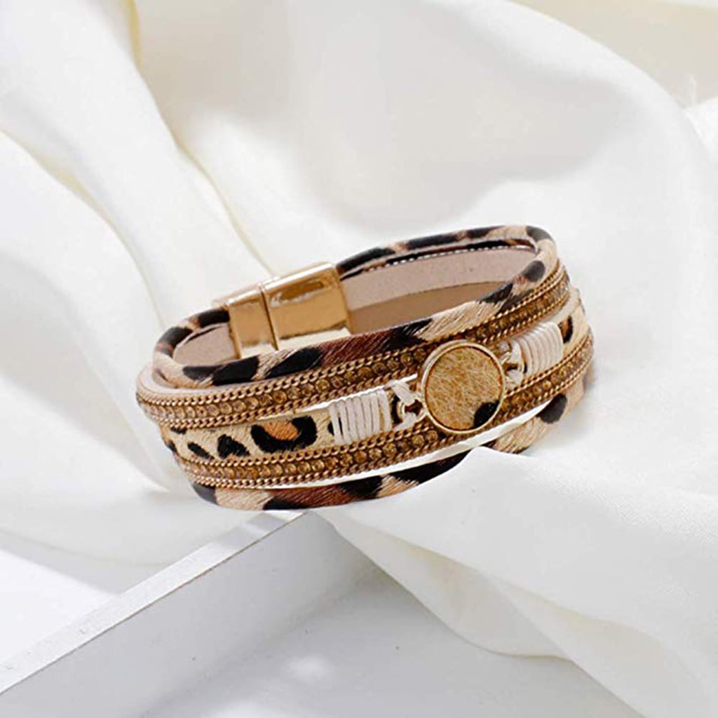 Fuqimanman2020 Infinity Love Leather Wrap Bracelet - Stackable Couple Friendship Bracelet With Crystal - View #10