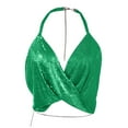 thumbnail image 4 of Sngxgn Tank Tops for Women Tummy Control Shapewear Seamless V-Neck Camisole Tops(Green,L), 4 of 6