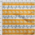 thumbnail image 2 of oneOone Polyester Lycra Fabric Stripe|Elephant & Horse Ikat Print Fabric BTY 56 Inch Wide, 2 of 3