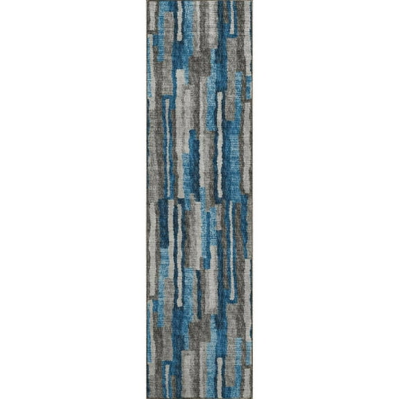 Dalyn Rug Company & Addison Rugs Brisbane BR7 Navy 2'3" x 7'6" Runner Rug